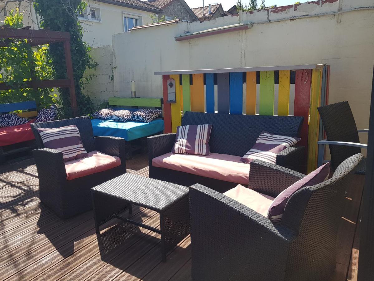 2 Chambres D 'Hotes Chez Un Particulier Avec Piscine Saint-Leu-la-Foret Extérieur photo