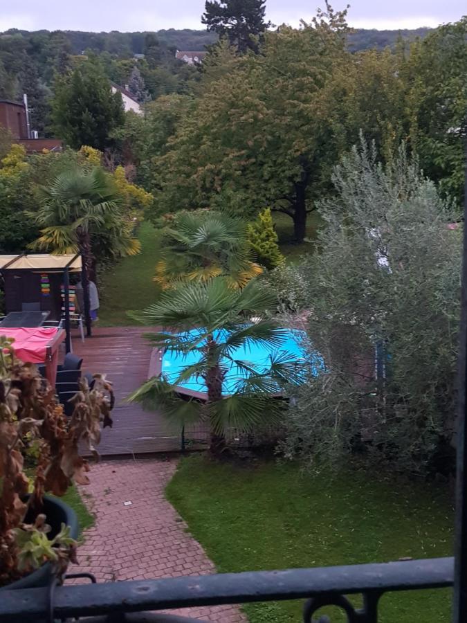 2 Chambres D 'Hotes Chez Un Particulier Avec Piscine Saint-Leu-la-Foret Extérieur photo